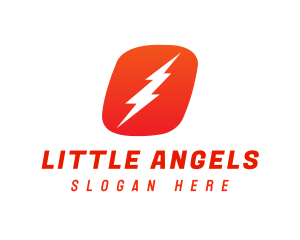 Lightning  Letter O logo