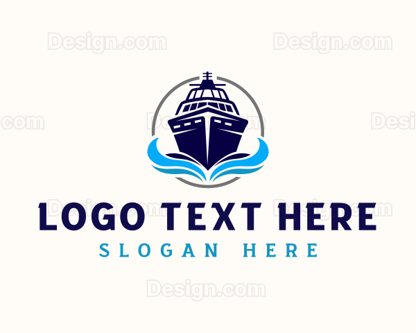 Cruise Ship Transport Logo