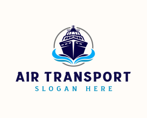 Cruise Ship Transport logo design