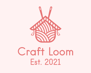 Pink House Crochet  logo