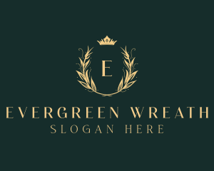 Golden Crown Wreath logo