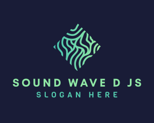 Generic Wave Pattern Diamond logo design