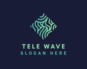 Generic Wave Pattern Diamond logo design