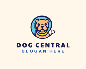 Pet Dog Leash  logo design