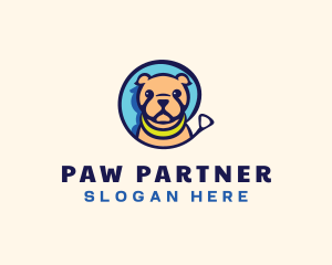 Pet Dog Leash  logo design