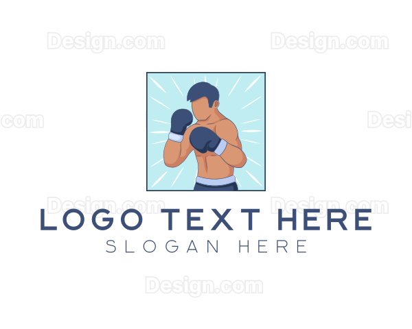 Male Boxing Sport Logo