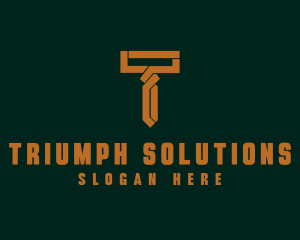 Industrial Company Letter T  logo design