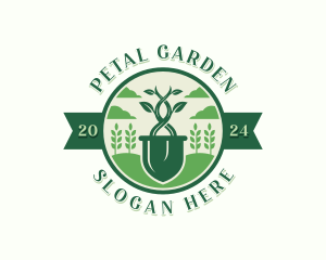 Shovel Plant Landscaping logo design