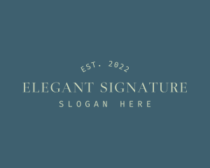 Elegant Luxury Company logo design