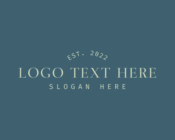 Wordmark logo example 3