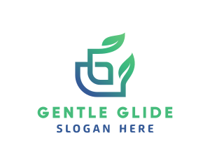 Leafy Bamboo Letter G logo design