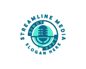 Microphone Streaming Podcast logo