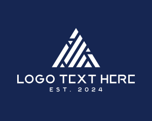 Geometric Digital Pyramid  logo