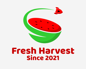 Rocket Watermelon Juice  logo design