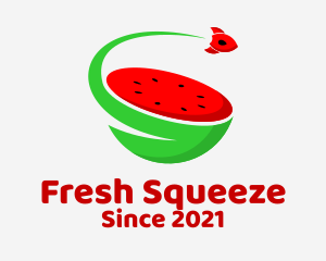 Rocket Watermelon Juice  logo design