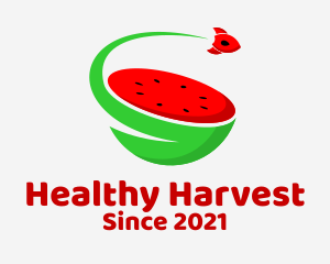 Rocket Watermelon Juice  logo design