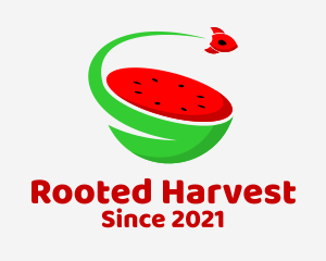 Rocket Watermelon Juice  logo design