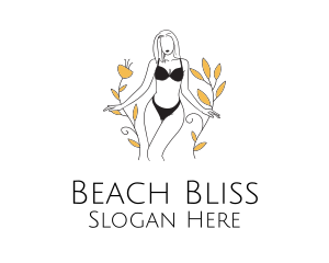 Bikini Lady Nature logo