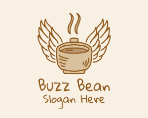 Angel Wings Coffee logo design