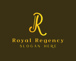 Royal Hotel Letter R logo design