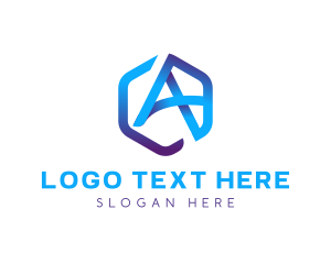 Modern Letter A Business logo