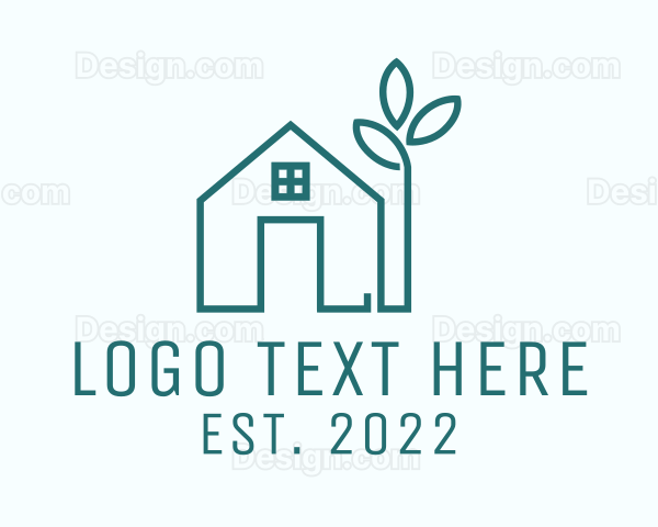 Leaf House Property Logo