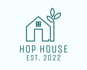 Leaf House Property  logo design