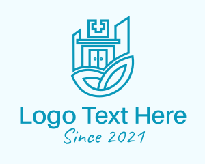 Oncology - Blue Medical Hospital logo design