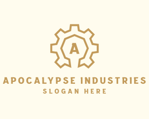 Industrial Construction Gear Engineering logo design