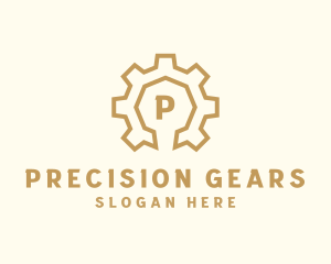 Industrial Construction Gear Engineering logo design