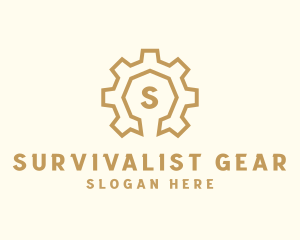 Industrial Construction Gear Engineering logo design