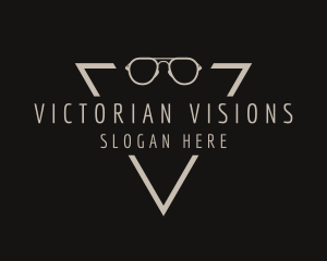 Simple Eyewear Triangle logo design