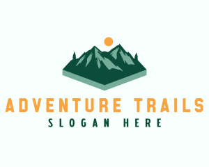 Mountain Peak Trekking  logo design