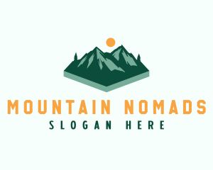 Mountain Peak Trekking  logo design