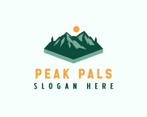 Mountain Peak Trekking  logo design