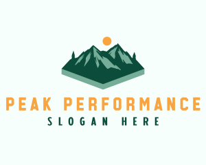 Mountain Peak Trekking  logo design