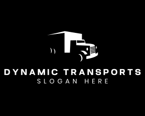 Truck Transport Shipping logo design