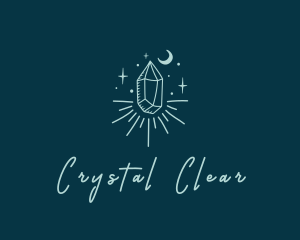 Blue Shiny Gemstone logo design