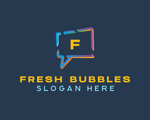 Speech Bubble Messaging logo design