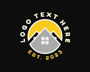 Residential - Residential Roof Property logo design
