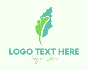 Abstract Leaf Organic logo
