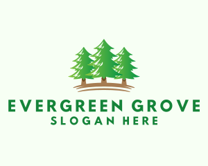 Pine Tree Forest logo design