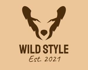 Brown Wild Bear logo design