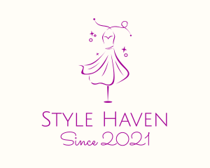 Fashion Dress Mannequin logo design