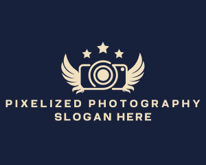 Camera Wings Photography logo design