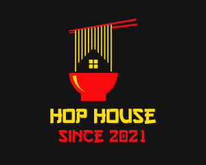 Ramen House Bowl logo design