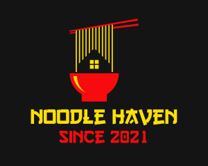 Ramen House Bowl logo design