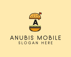 Burger Sandwich Resto logo design