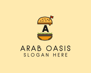 Burger Sandwich Resto logo design