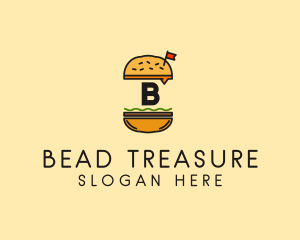 Burger Sandwich Resto logo design